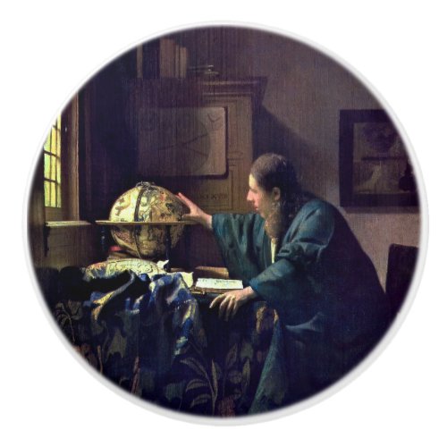 Johannes Vermeer _ The Astronomer Ceramic Knob