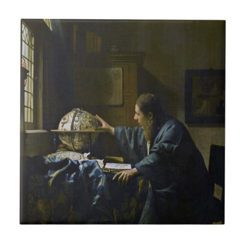 Johannes Vermeer _ The Astronomer Ceramic Tile