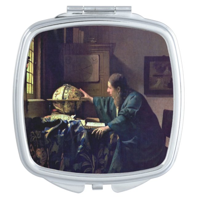 Johannes Vermeer - The Astronomer Compact Mirror (Front)