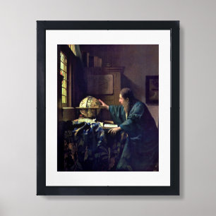 Johannes Vermeer - The Astronomer Framed Art