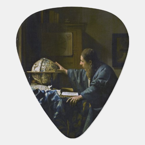 Johannes Vermeer _ The Astronomer Guitar Pick