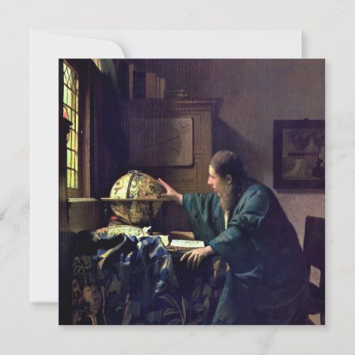 Johannes Vermeer _ The Astronomer Invitation