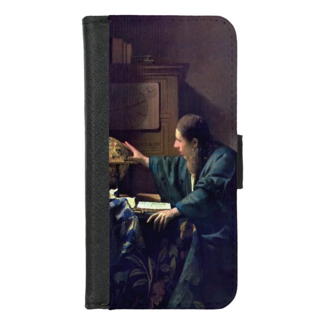 Johannes Vermeer - The Astronomer iPhone Wallet Case (Front)