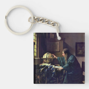 Johannes Vermeer - The Astronomer Keychain