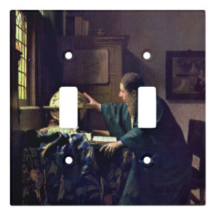 Johannes Vermeer - The Astronomer Light Switch Cover