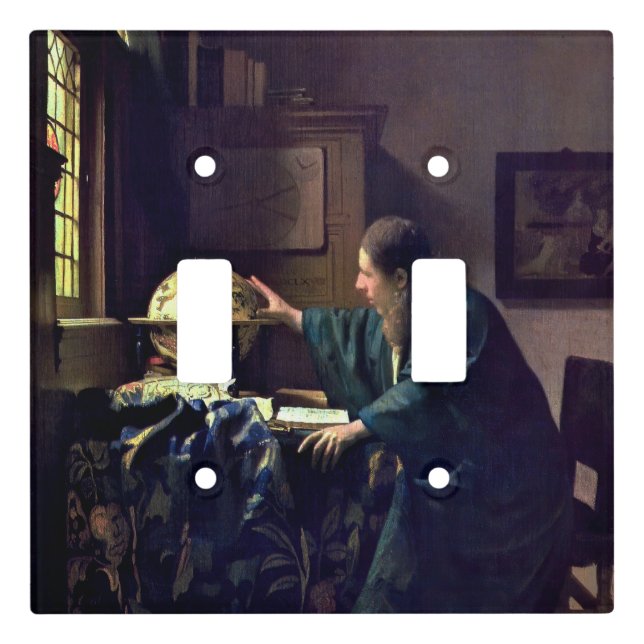 Johannes Vermeer - The Astronomer Light Switch Cover (Front)
