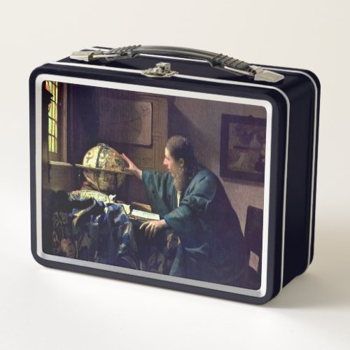 Johannes Vermeer _ The Astronomer Metal Lunch Box