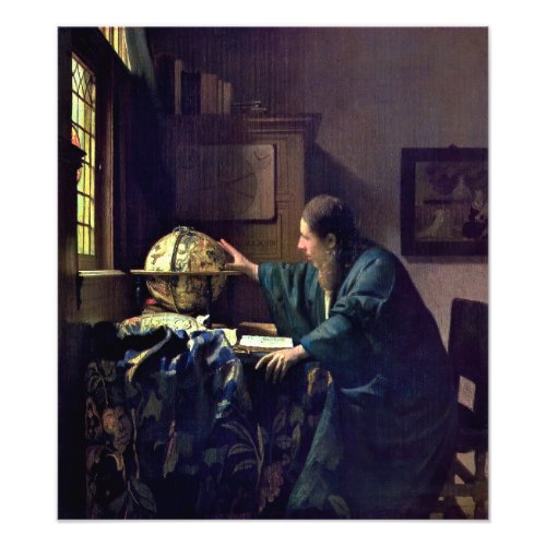 Johannes Vermeer _ The Astronomer Photo Print