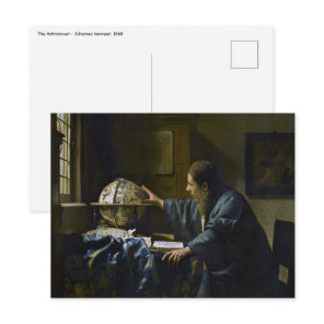 Johannes Vermeer - The Astronomer Postcard