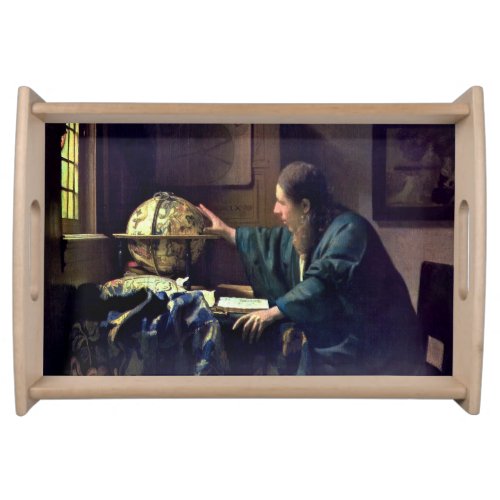 Johannes Vermeer _ The Astronomer Serving Tray