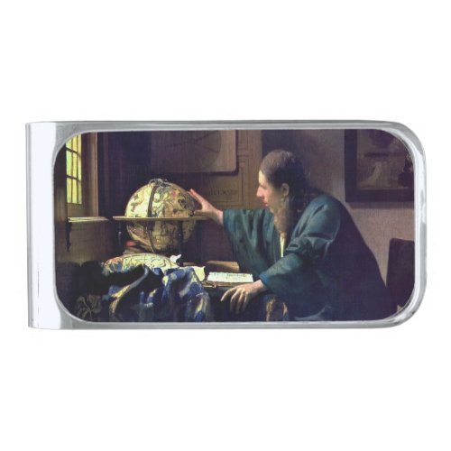 Johannes Vermeer _ The Astronomer Silver Finish Money Clip