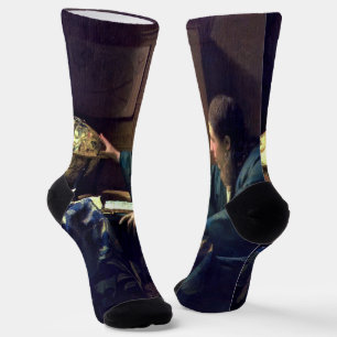 Johannes Vermeer - The Astronomer Socks