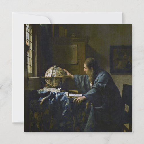 Johannes Vermeer _ The Astronomer Thank You Card