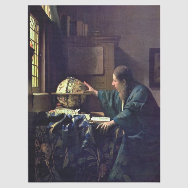 Johannes Vermeer - The Astronomer Tissue Paper (Creator Uploaded)