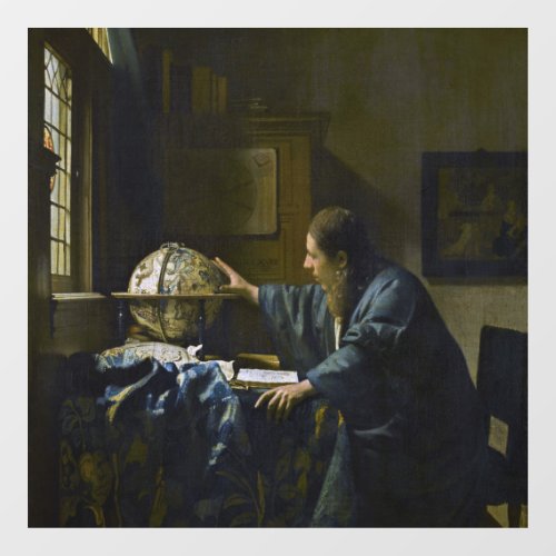 Johannes Vermeer _ The Astronomer Window Cling