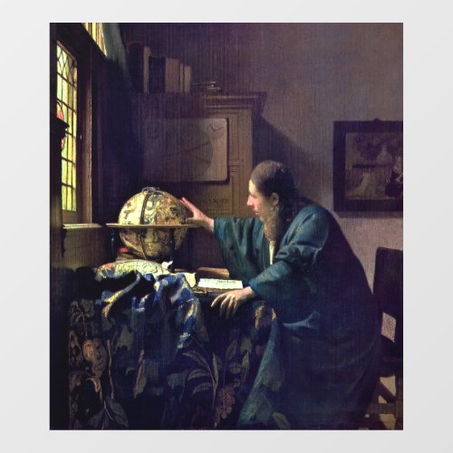 Johannes Vermeer _ The Astronomer Window Cling