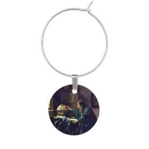 Johannes Vermeer - The Astronomer Wine Charm
