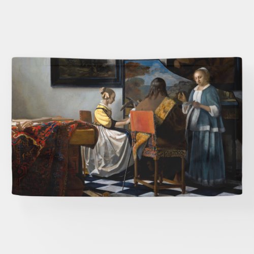 Johannes Vermeer _ The Concert Banner