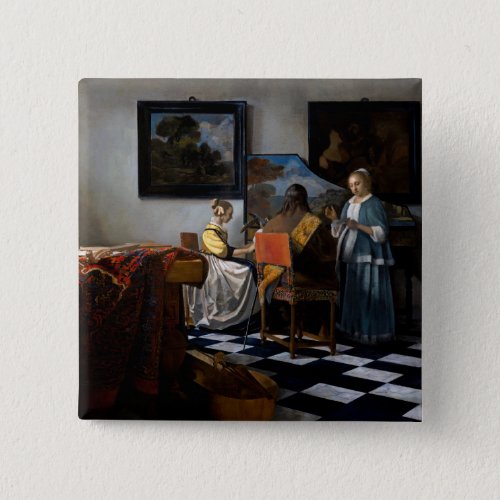 Johannes Vermeer _ The Concert Button