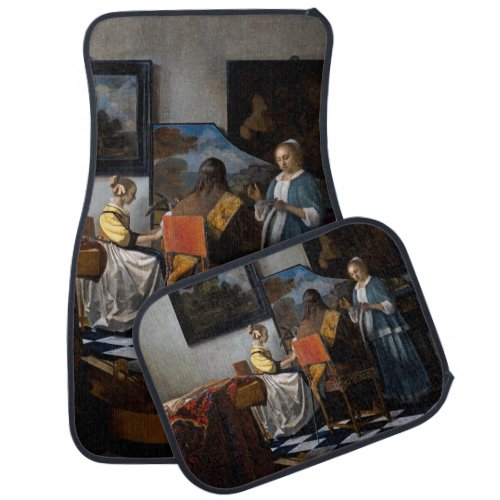 Johannes Vermeer _ The Concert Car Floor Mat