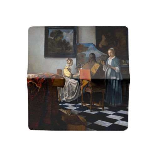 Johannes Vermeer _ The Concert Checkbook Cover
