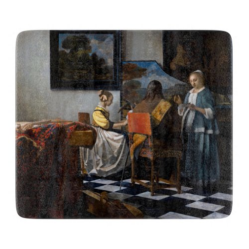 Johannes Vermeer _ The Concert Cutting Board