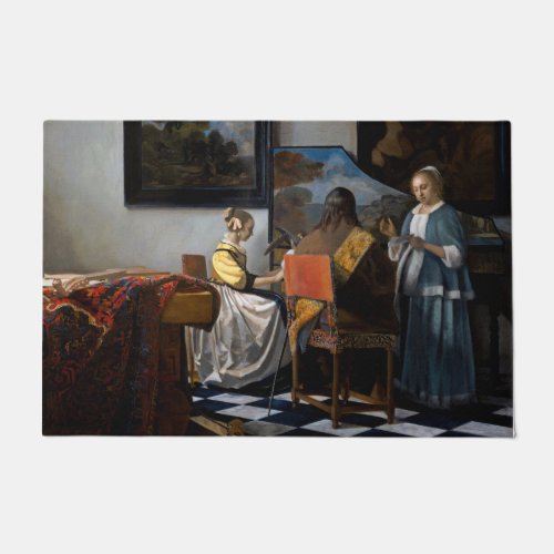 Johannes Vermeer _ The Concert Doormat