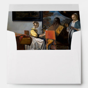 Johannes Vermeer - The Concert Envelope