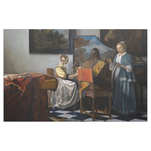 Johannes Vermeer _ The Concert Fabric