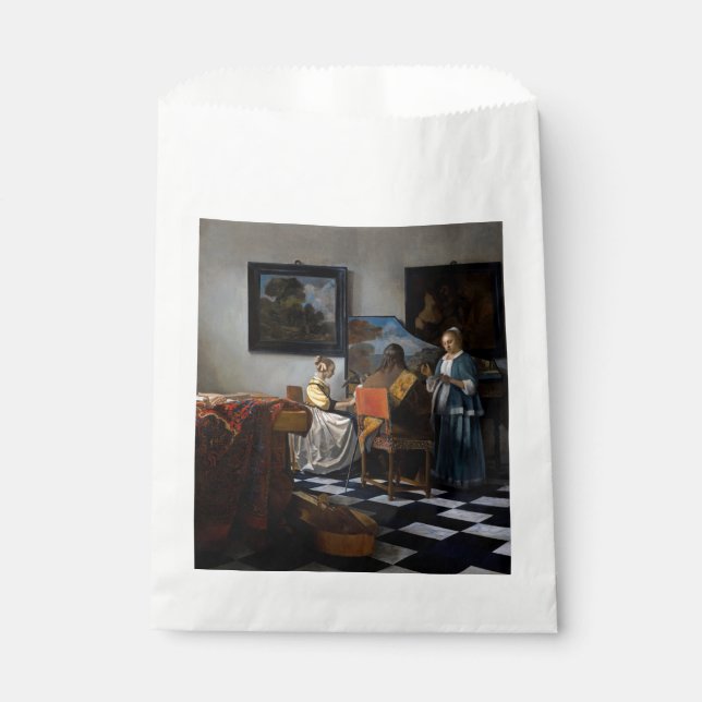 Johannes Vermeer - The Concert Favor Bag (Front)