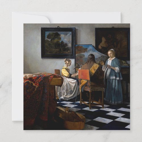 Johannes Vermeer _ The Concert Invitation