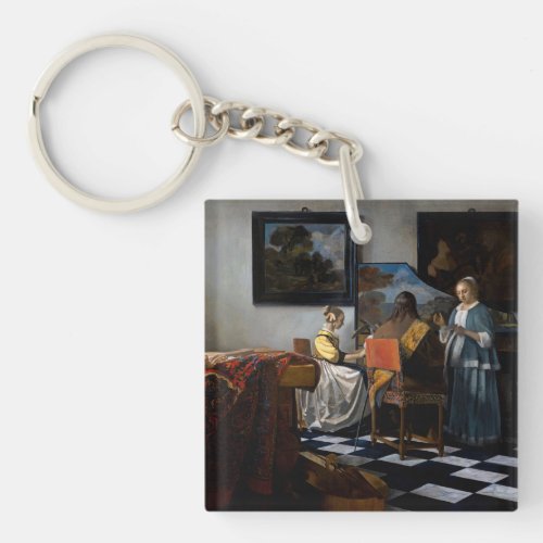 Johannes Vermeer _ The Concert Keychain