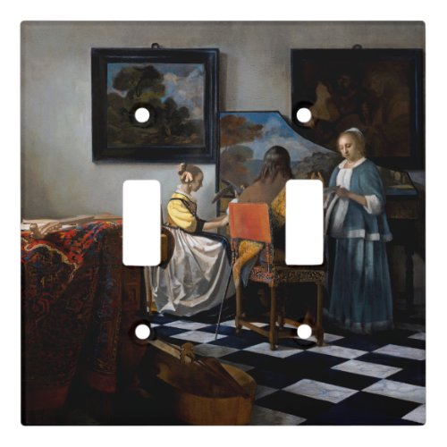 Johannes Vermeer _ The Concert Light Switch Cover