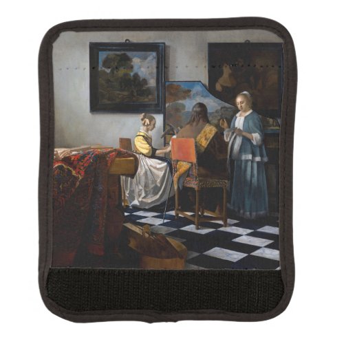 Johannes Vermeer _ The Concert Luggage Handle Wrap