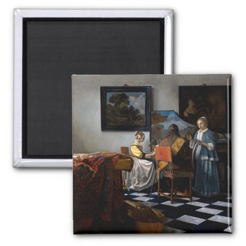 Johannes Vermeer _ The Concert Magnet