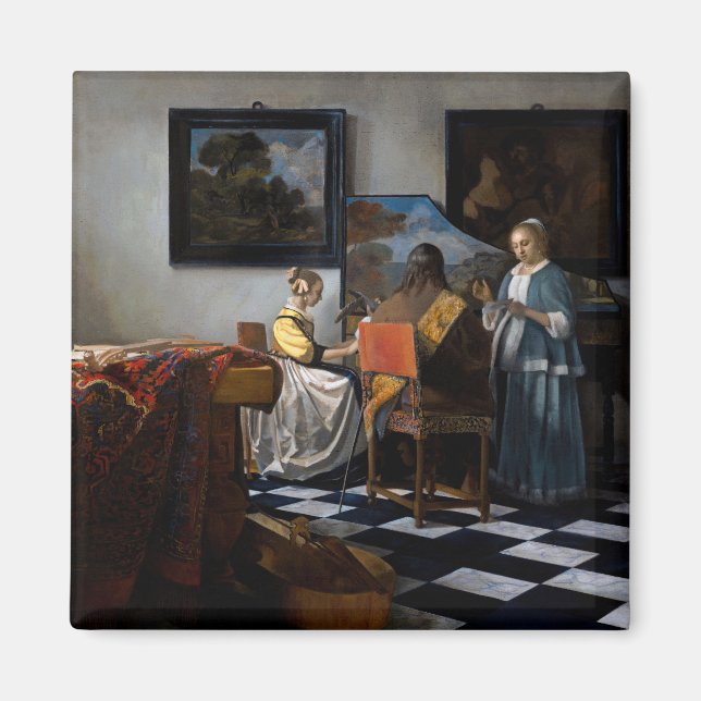 Johannes Vermeer - The Concert Magnet (Front)