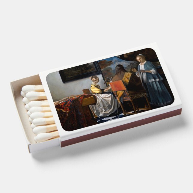 Johannes Vermeer - The Concert Matchboxes (Front Open)