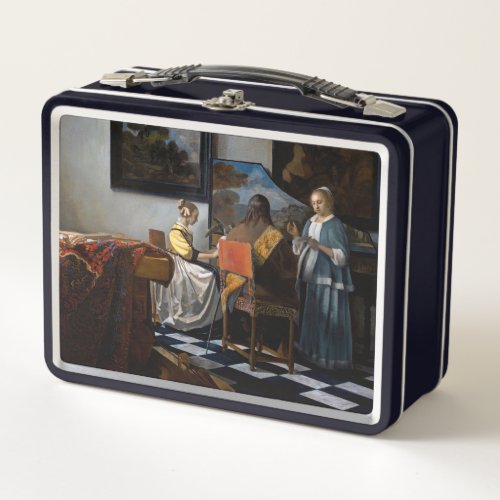 Johannes Vermeer _ The Concert Metal Lunch Box