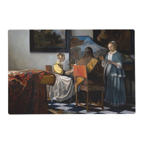 Johannes Vermeer _ The Concert Placemat
