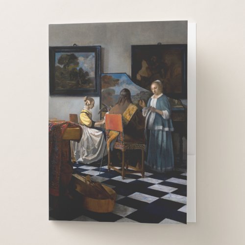 Johannes Vermeer _ The Concert Pocket Folder