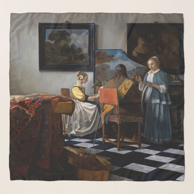 Johannes Vermeer - The Concert Scarf (Front)