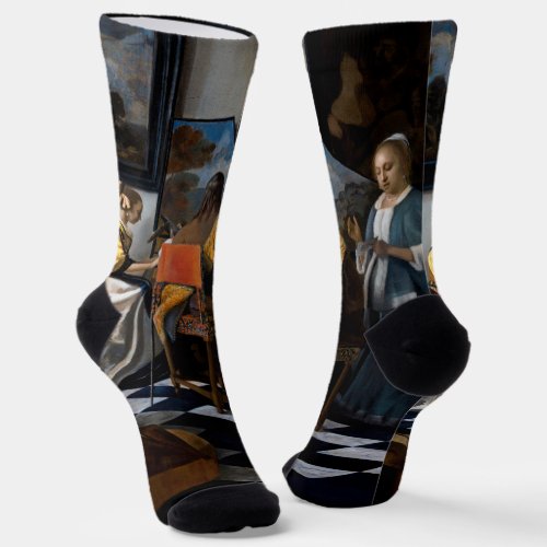 Johannes Vermeer _ The Concert Socks