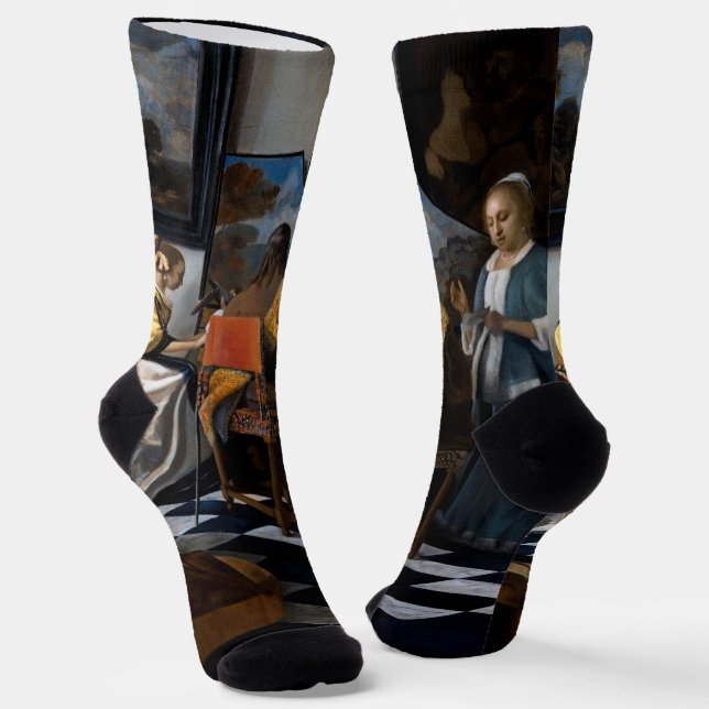 Johannes Vermeer - The Concert Socks (Angled)