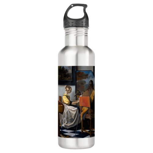 Johannes Vermeer _ The Concert Stainless Steel Water Bottle