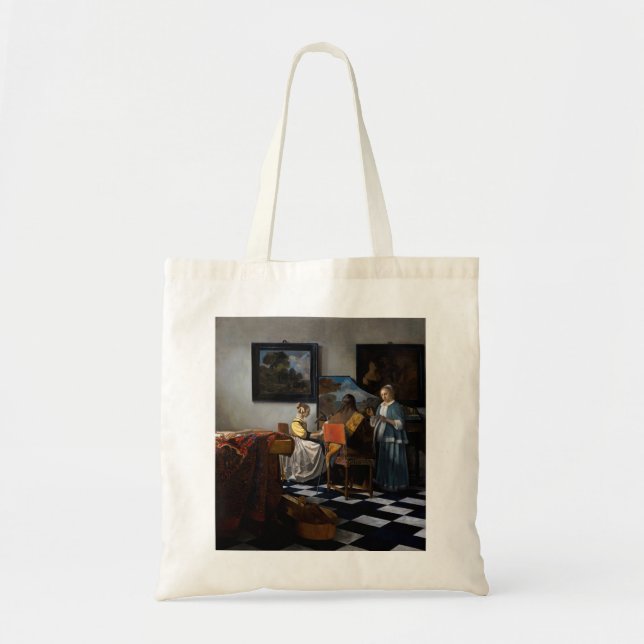 Johannes Vermeer - The Concert Tote Bag (Front)