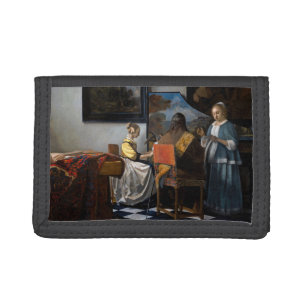 Johannes Vermeer - The Concert Tri-fold Wallet