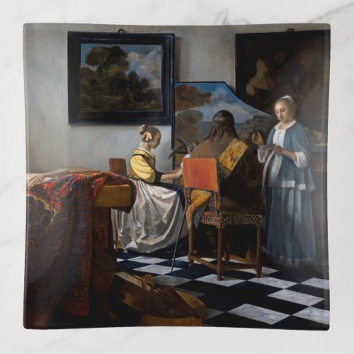 Johannes Vermeer _ The Concert Trinket Tray
