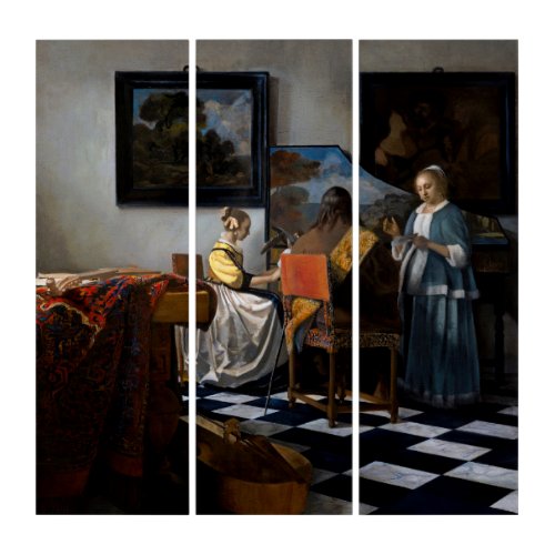 Johannes Vermeer _ The Concert Triptych