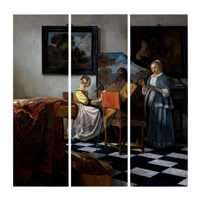 Johannes Vermeer - The Concert Triptych (Front)