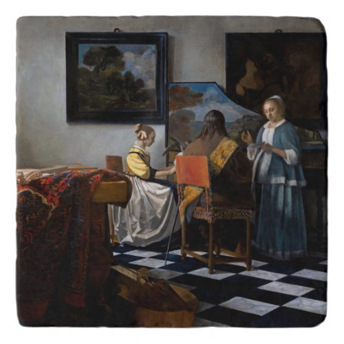 Johannes Vermeer _ The Concert Trivet